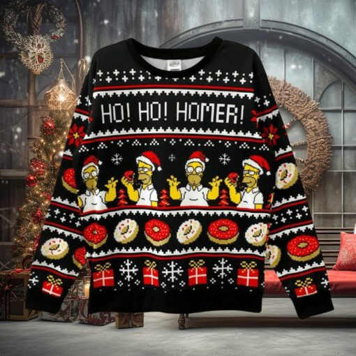 The Simpsons Christmas Decorate Knitted 3D Sweater For Thanksgiving