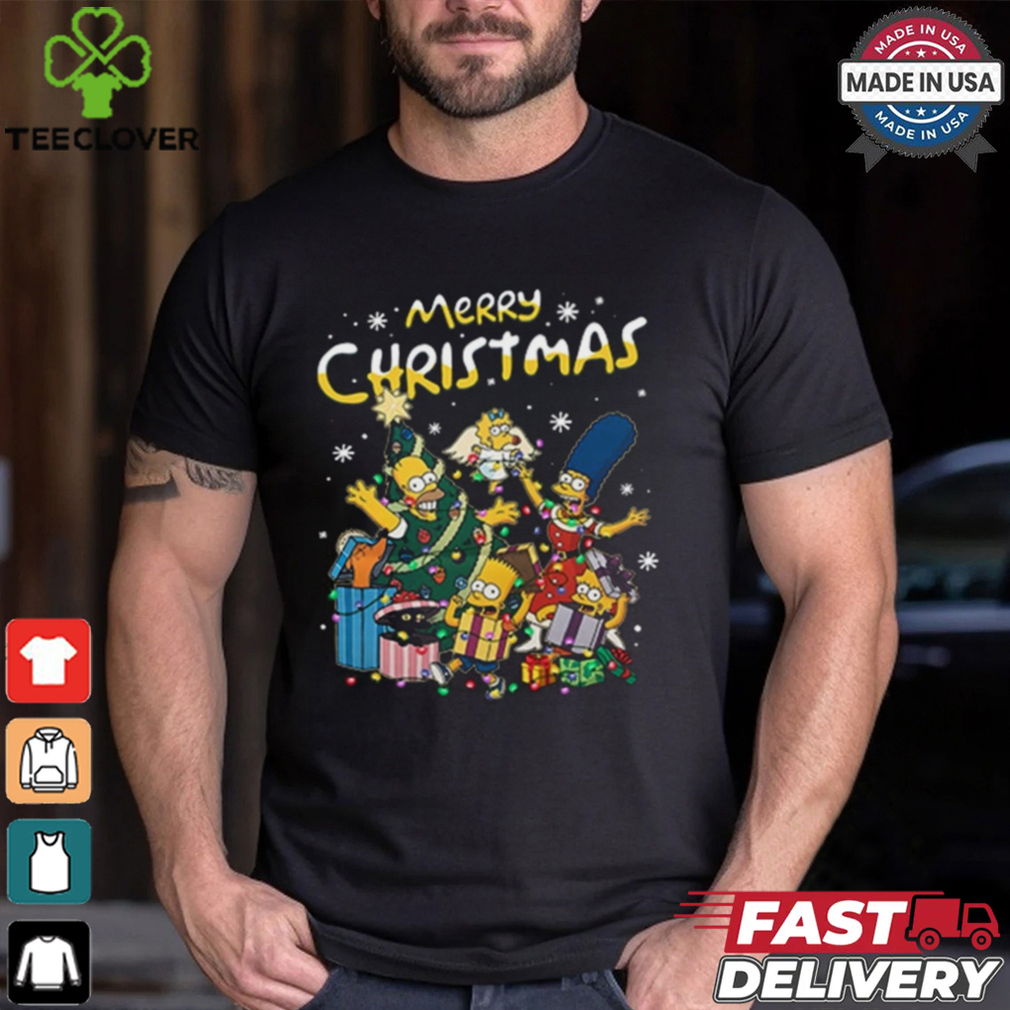 The Simpsons Christmas Family Shirt The Simpsons Christmas Family Shirt