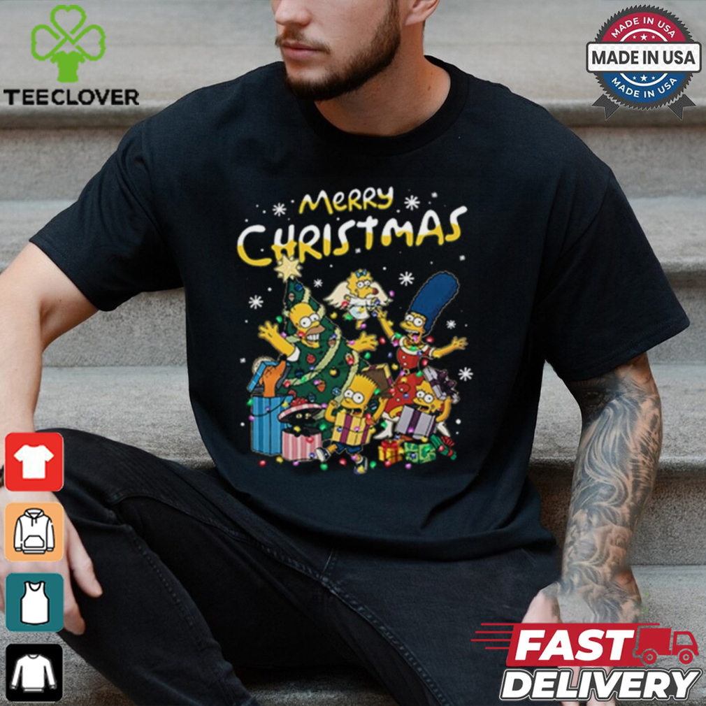 The Simpsons Christmas Family Shirt The Simpsons Christmas Family Shirt