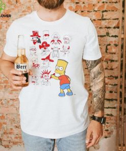 The Simpsons Freeze Max Youth School Doodles T Shirt