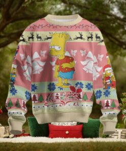 The Simpsons Jackass Christmas Family Gathering Ugly Christmas Sweater