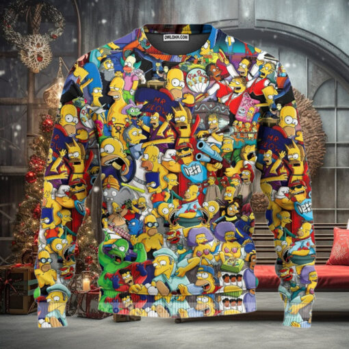 The Simpsons Ugly Christmas Sweaters