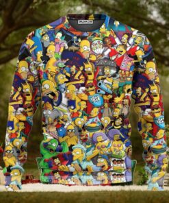 The Simpsons Ugly Christmas Sweaters