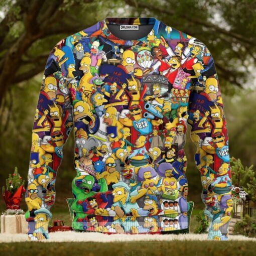 The Simpsons Ugly Christmas Sweaters