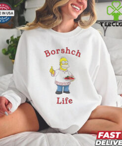 The Simpsons borshch life shirt
