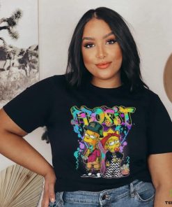 The Simpsons characters Profit colorful graphic T shirt