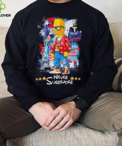 The Simpsons family never surrender hoodie, sweater, longsleeve, shirt v-neck, t-shirt