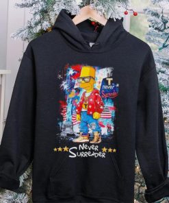 The Simpsons family never surrender hoodie, sweater, longsleeve, shirt v-neck, t-shirt