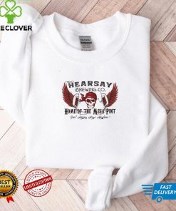 The Skull that’s hearsay brewing co home of the mega pint t hoodie, sweater, longsleeve, shirt v-neck, t-shirt