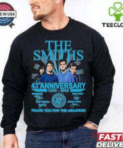 The Smiths 43rd Anniversary 1982 2025 Thank You For The Memories Signatures Shirt