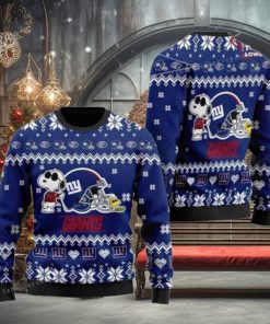 The Snoopy Football Helmet New York Giants Ugly Christmas Sweaters 1 The Snoopy Football Helmet New York Giants Ugly Christmas Sweaters