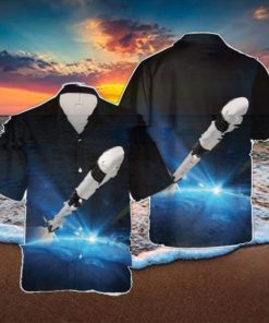 The SpaceX Falcon 9 Rocket Hawaiian Shirt Beach Shirt For Men Women