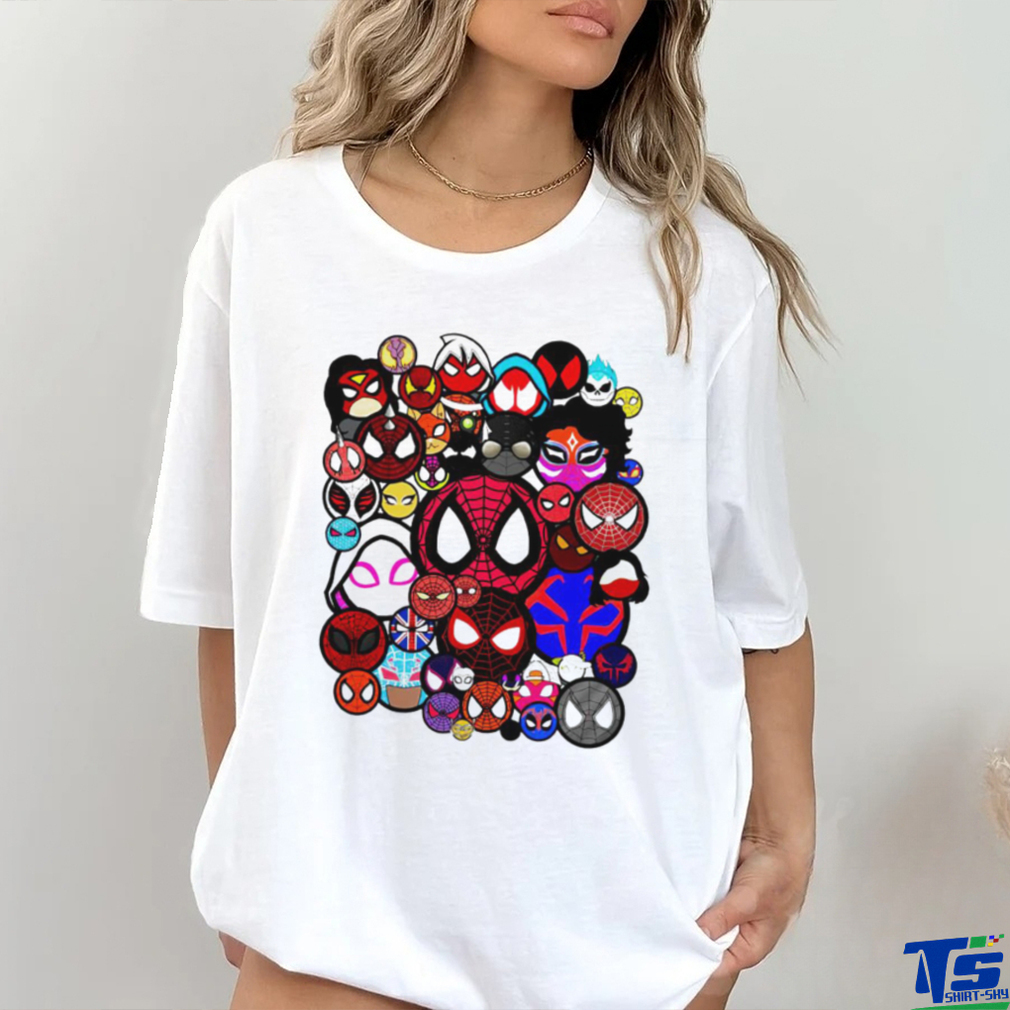 The Spiders of the Spider Verse Spider Mania logo shirt The Spiders of the Spider Verse Spider Mania logo shirt
