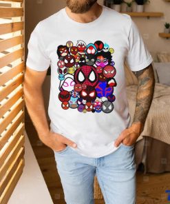 The Spiders of the Spider Verse Spider Mania logo shirt