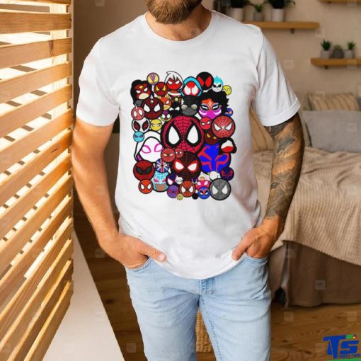 The Spiders of the Spider Verse Spider Mania logo shirt