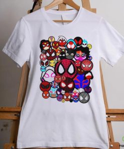 The Spiders of the Spider Verse Spider Mania logo shirt