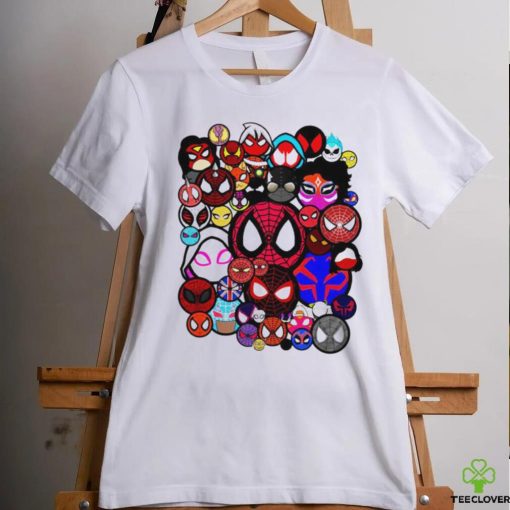 The Spiders of the Spider Verse Spider Mania logo shirt