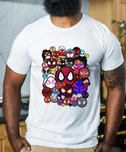 The Spiders of the Spider Verse Spider Mania logo shirt