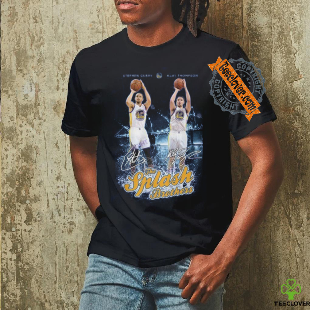 The Splash Brothers Stephen Curry Klay Thompson Signature Unisex T Shirt The Splash Brothers Stephen Curry Klay Thompson Signature Unisex T Shirt