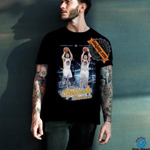 The Splash Brothers Stephen Curry Klay Thompson Signature Unisex T Shirt