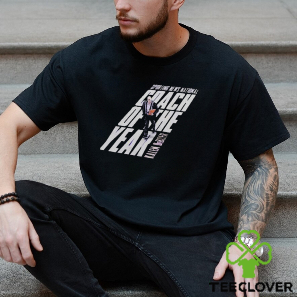 The Sporting News National Coach Of The Year Washington Football Kalen Debder T Shirt The Sporting News National Coach Of The Year Washington Football Kalen Debder T Shirt