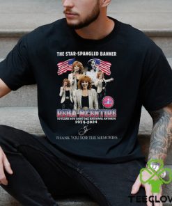 The Star Spangled Banner Reba Mcentire 50 Years Ago Sang The National Anthem 1974 – 2024 T Shirt