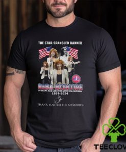 The Star Spangled Banner Reba Mcentire 50 Years Ago Sang The National Anthem 1974 – 2024 T Shirt