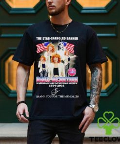 The Star Spangled banner Reba Mcentire 1974 2024 thank you for the memories shirt