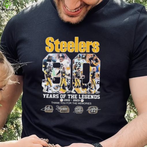 The Steelers Abbey Road 90 Years Of The Legends 1933 2023 Signatures Shirt