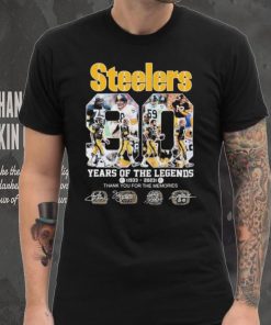 The Steelers Abbey Road 90 Years Of The Legends 1933 2023 Signatures Shirt