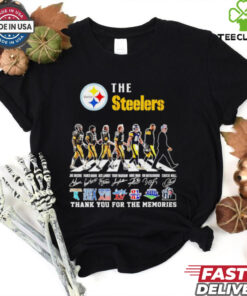 The Steelers thank you for the memories Abbey Road signature shirt