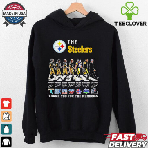 The Steelers thank you for the memories Abbey Road signature shirt
