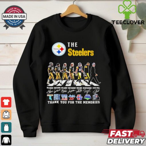 The Steelers thank you for the memories Abbey Road signature shirt