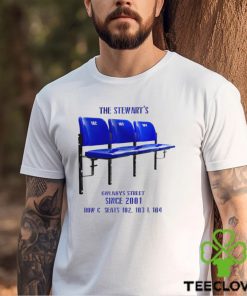 The Stewart’s Gwladys Street Seats of Goodison shirt
