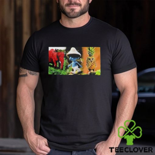 The Strawberry Elephant Smurf Cat Shirt