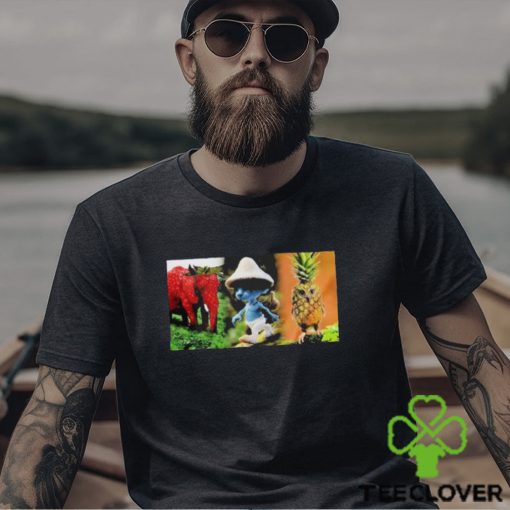 The Strawberry Elephant Smurf Cat Shirt