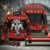 ACDC Angus Young Hells Bells With Flames And Reindeer Pattern Classic Gift For Fans Christmas Ugly Sweater