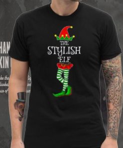 The Stylish Elf Family Matching Xmas Funny Idea Christmas Shirt 4 The Stylish Elf Family Matching Xmas Funny Idea Christmas Shirt