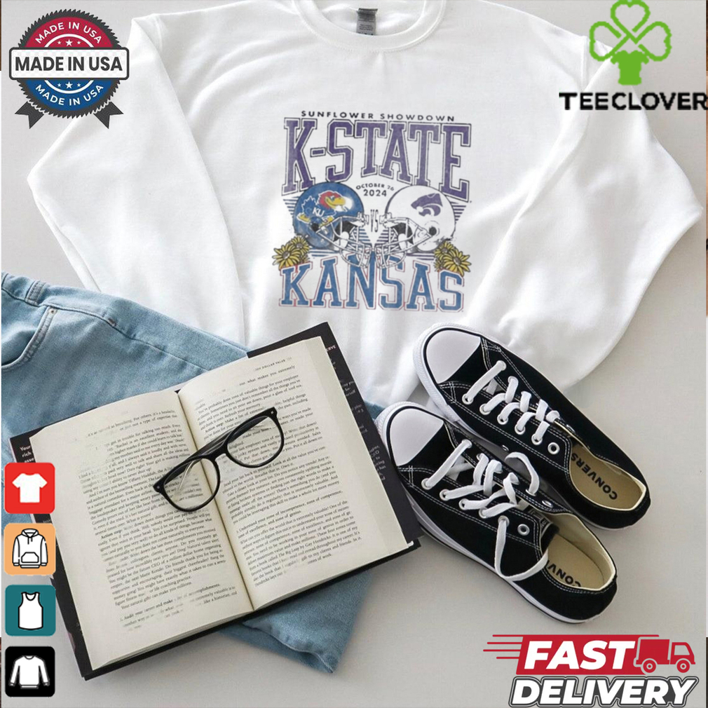 The Sunflower Showdown K State Wildcats Vs Kansas Jayhawks October 26, 2024 Shirt The Sunflower Showdown K State Wildcats Vs Kansas Jayhawks October 26, 2024 Shirt