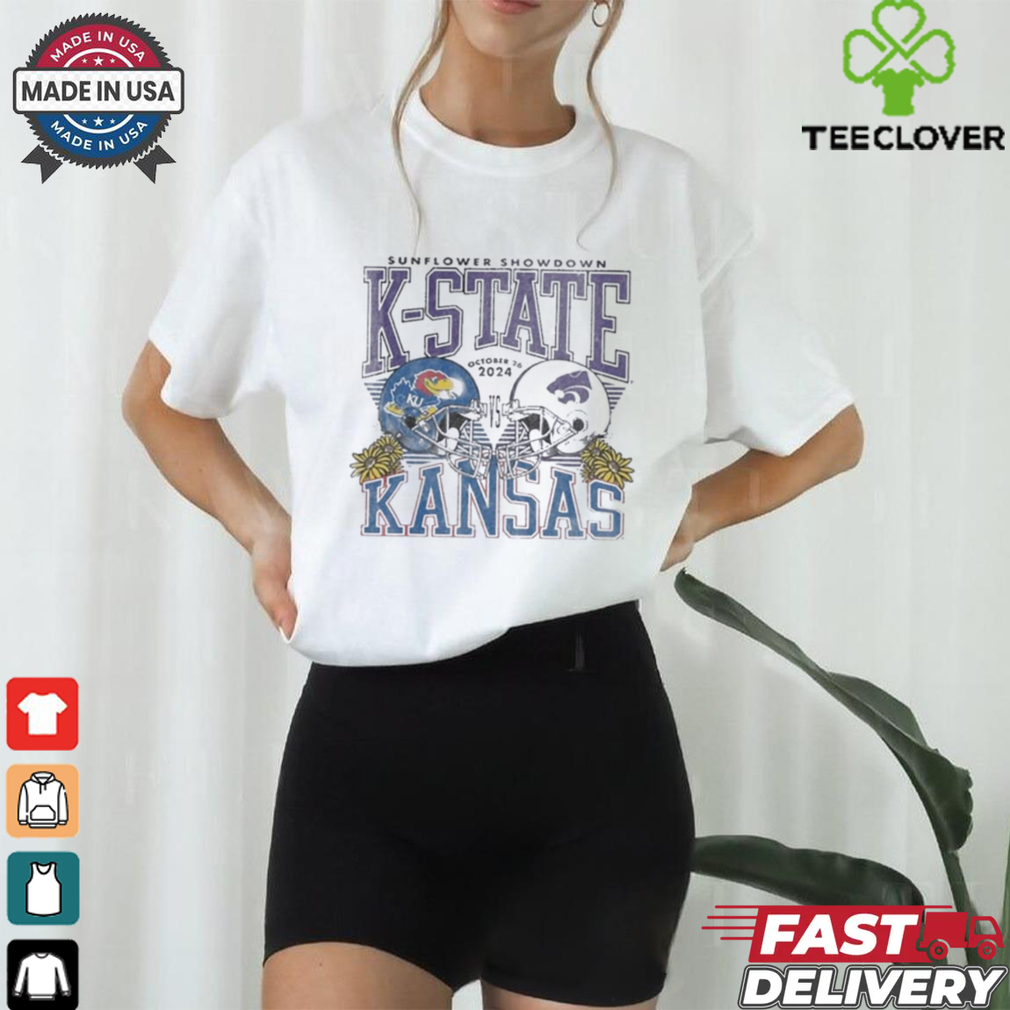 The Sunflower Showdown K State Wildcats Vs Kansas Jayhawks October 26, 2024 Shirt The Sunflower Showdown K State Wildcats Vs Kansas Jayhawks October 26, 2024 Shirt