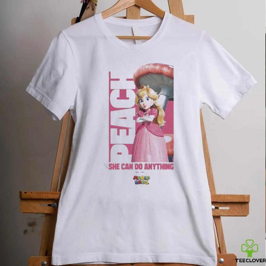 The Super Mario Bros Movie Peach She Can Do Anything T shirt The Super Mario Bros Movie Peach She Can Do Anything T shirt