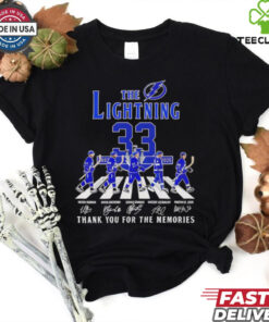 The Tampa Bay Lightning 33rd Anniversary 1992 2025 thank you shirt