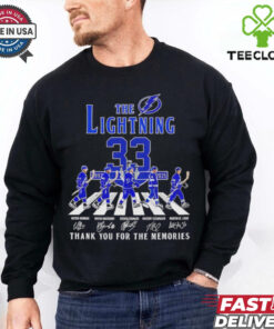 The Tampa Bay Lightning 33rd Anniversary 1992 2025 thank you shirt