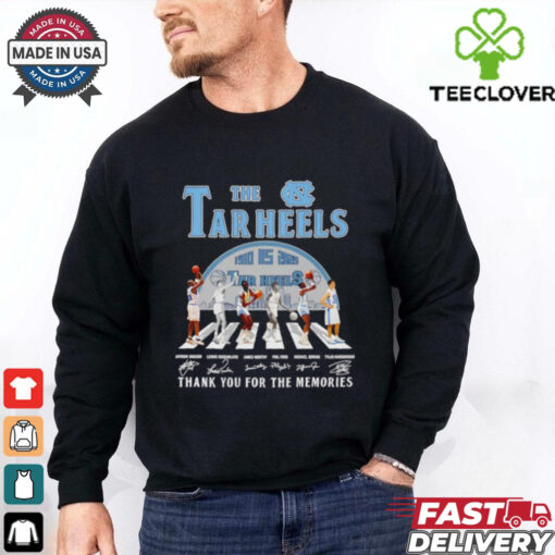 The Tar Heels 1910 2025 Abbey Road thank you for the memories shirt