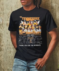 The Tennessee 132 Anniversary 1891 2023 Thank You For The Memories T Shirt