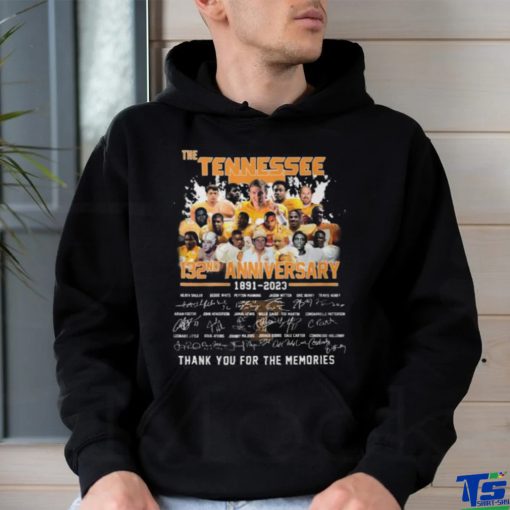 The Tennessee 132 Anniversary 1891 2023 Thank You For The Memories T  Shirt