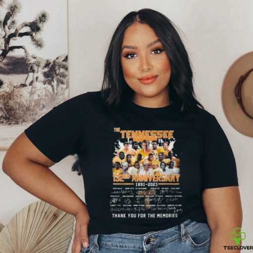 The Tennessee 132 Anniversary 1891 2023 Thank You For The Memories T  Shirt