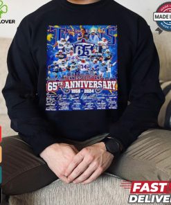 The Tennessee Titans 65th anniversary 1959 2024 signatures shirt