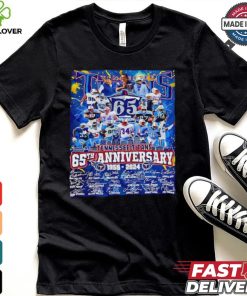The Tennessee Titans 65th anniversary 1959 2024 signatures shirt