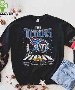 The Tennessee Titans Team Abbey Road Christmas Signatures Shirt